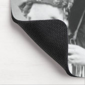 Ruth Roach und ihr Pferd. Mousepad (Ecke)
