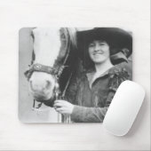 Ruth Roach und ihr Pferd. Mousepad (Mit Mouse)