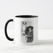 Ruth Roach und ihr Pferd. Tasse (Links)