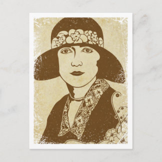 "Ruth" ~ Roaring Twenties Postkarte