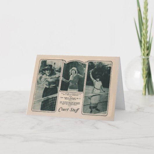 Ruth Roland 1922 Vintage Portraitkarte Tennis Karte (Vorderseite)