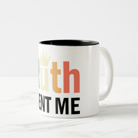 Ruth, Ruth Bader Binsburg, Ruth Sent Me Zweifarbige Tasse (VorderseiteRechts)