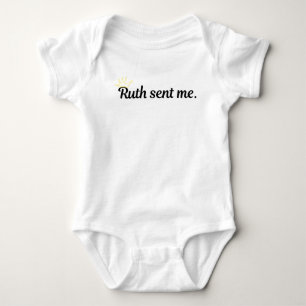 Ruth schickte mich, berüchtigt Ruth Bader Ginsber Baby Strampler