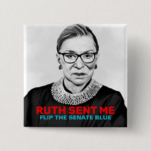 Ruth Sent Me Umdreh Senate Blue 2020 Wahlen Button