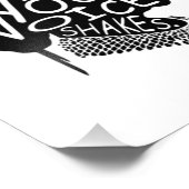 Ruth spricht Ihre Meinung, selbst wenn Ihre Stimme Fotodruck (Ecke)