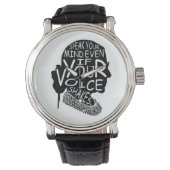 Ruth spricht Ihren Geist, selbst wenn Ihre Stimme Armbanduhr (Vorderseite)