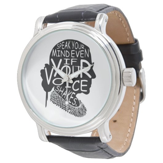 Ruth spricht Ihren Geist, selbst wenn Ihre Stimme Armbanduhr (Schrägansicht)