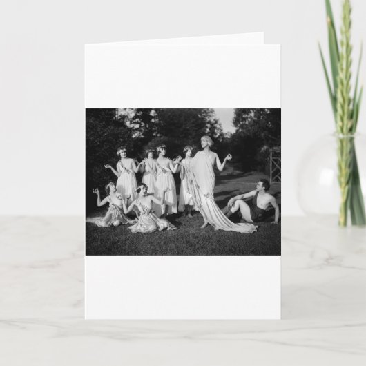 Ruth St Denis und Shawn Karte (Vorderseite)