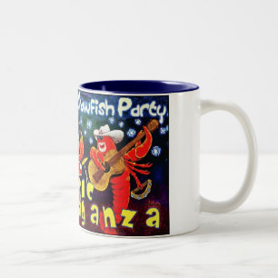 Ruth u. die Panzerkrebs-Party des Willen Zweiton Zweifarbige Tasse