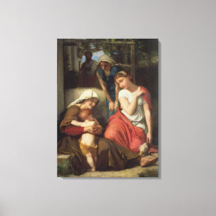 Ruth und Naomi, 1859 (Öl auf Leinwand) Leinwanddruck