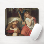 Ruth und Naomi, 1859 (Öl auf Leinwand) Mousepad (Mit Mouse)