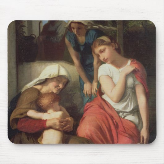 Ruth und Naomi, 1859 (Öl auf Leinwand) Mousepad (Vorne)