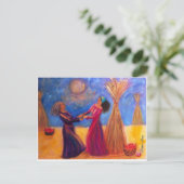 Ruth und Naomi Postkarte (Stehend Vorderseite)