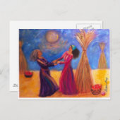 Ruth und Naomi Postkarte (Vorne/Hinten)