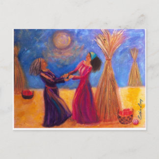 Ruth und Naomi Postkarte