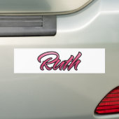 Ruth verblasst pink Aufkleber Sticker Autoaufkleber (Auf Auto)