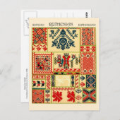 Ruthenian Motifs Postkarte (Vorne/Hinten)