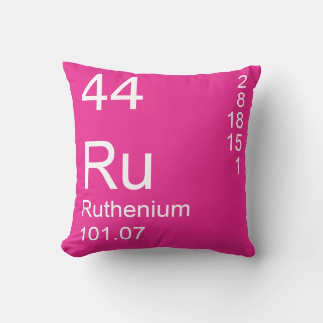 Ruthenium Kissen (Vorderseite)