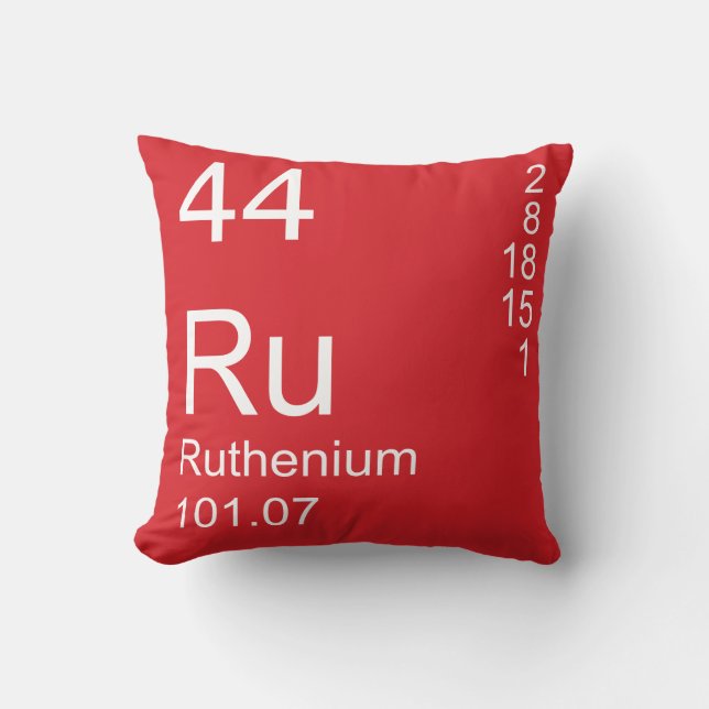 Ruthenium Kissen (Vorderseite)