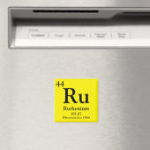 Ruthenium Periodic Table Magnet (In Situ (Geschirrspüler))