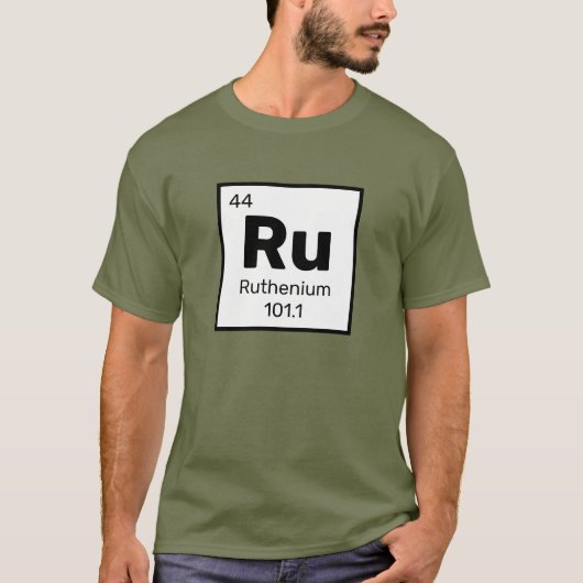Ruthenium / Periodische Tabelle - Ru-Element-T - S T-Shirt (Vorderseite)