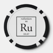 Ruthenium Pokerchips (Rückseite)