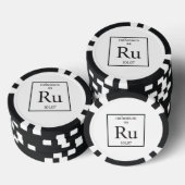 Ruthenium Pokerchips (Stapel)