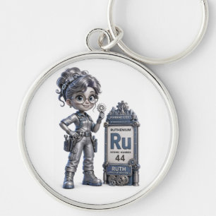 Ruthenium (Ru) Elem Schlüsselanhänger