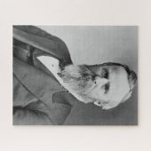 Rutherford B. Hayes 19. Präsident von Amerika. Puzzle (Horizontal)