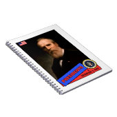 Rutherford B. Hayes Baseball Card Notizblock (Rechte Seite)