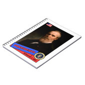 Rutherford B. Hayes Baseball Card Notizblock (Linke Seite)