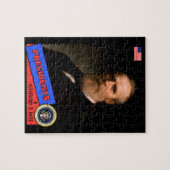 Rutherford B. Hayes Baseball Card Puzzle (Horizontal)