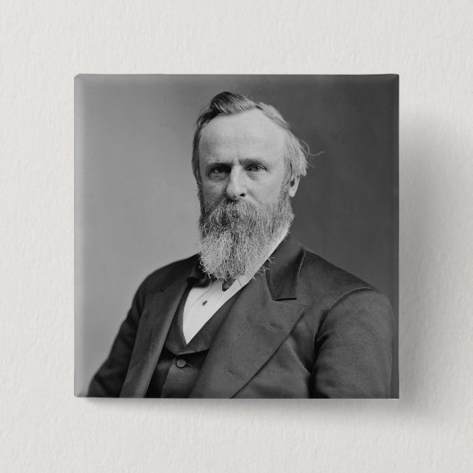 Rutherford B. Hayes Button (Vorderseite)