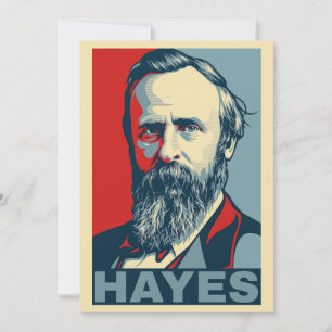 Rutherford B. Hayes Hope-Stil – Freiheit & Gerecht Einladung