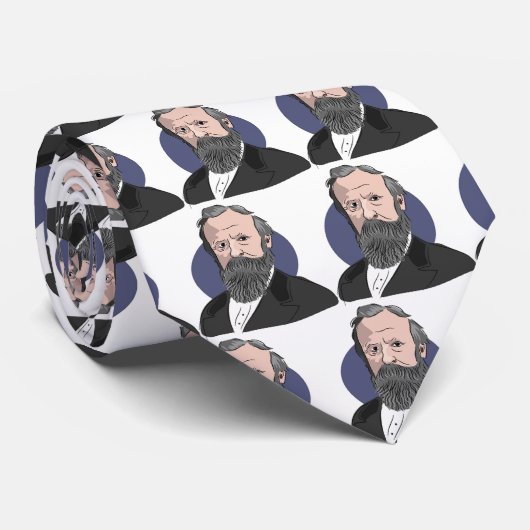 Rutherford B Hayes Krawatte (Gerollt)