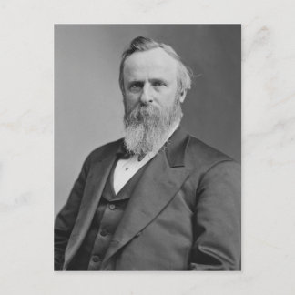 Rutherford B. Hayes Portrait von Mathew Brady Postkarte