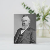 Rutherford B. Hayes Postkarte (Stehend Vorderseite)