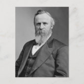Rutherford B. Hayes Postkarte (Vorderseite)