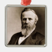 Rutherford B. Hayes Präsident Ornament Aus Metall (Vorne)