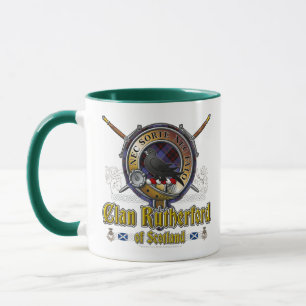 Rutherford Clan Abzeichen Tasse