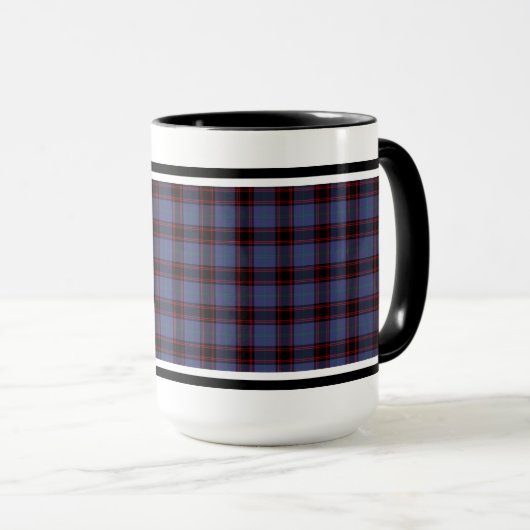 Rutherford Clan Scottish Tartan Tasse (VorderseiteRechts)
