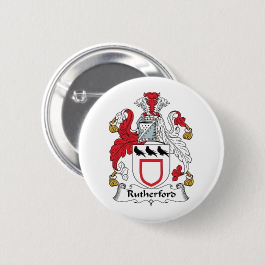 Rutherford-Familienwappen Button (Vorne & Hinten)