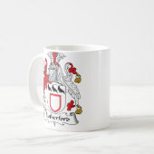 Rutherford-Familienwappen Kaffeetasse (Vorderseite Links)
