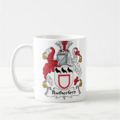 Rutherford-Familienwappen Kaffeetasse (Links)