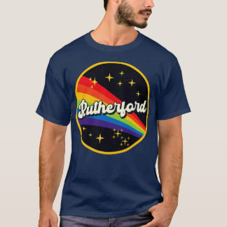 Rutherford Rainbow in Space Vintag Style T-Shirt