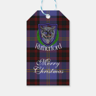 Rutherford Scottish Clan Tartan & Crest Geschenkanhänger