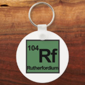 Rutherfordium Schlüsselanhänger (Vorderseite)