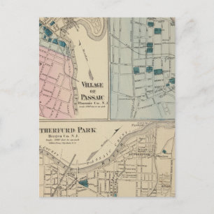 Rutherfurd Park, Passaic, Hackensack Postkarte