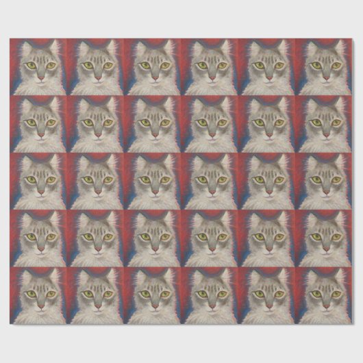 RUTHIE DAS CAT-PACKPAPIER GESCHENKPAPIER (Flach)