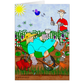 Ruthie und Ralphie Entspannen im Garten -